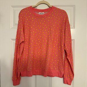 Abound Yellow and Pink Floral Crewneck